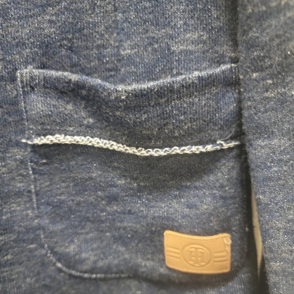 Tommy Hilfiger distressed denim look blazer jacket size large - Picture 2 of 8